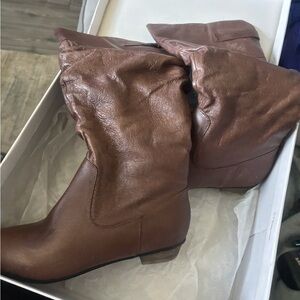 Steve Madden Brown Heeled Boots